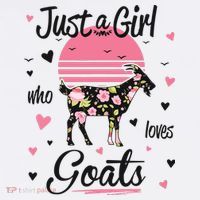 Goat Shirts Just A Girl Who Loves Goats Polo thumb 3