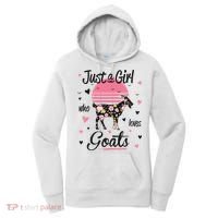 Goat Shirts Just A Girl Who Loves Goats Women's Hoodie thumb 0