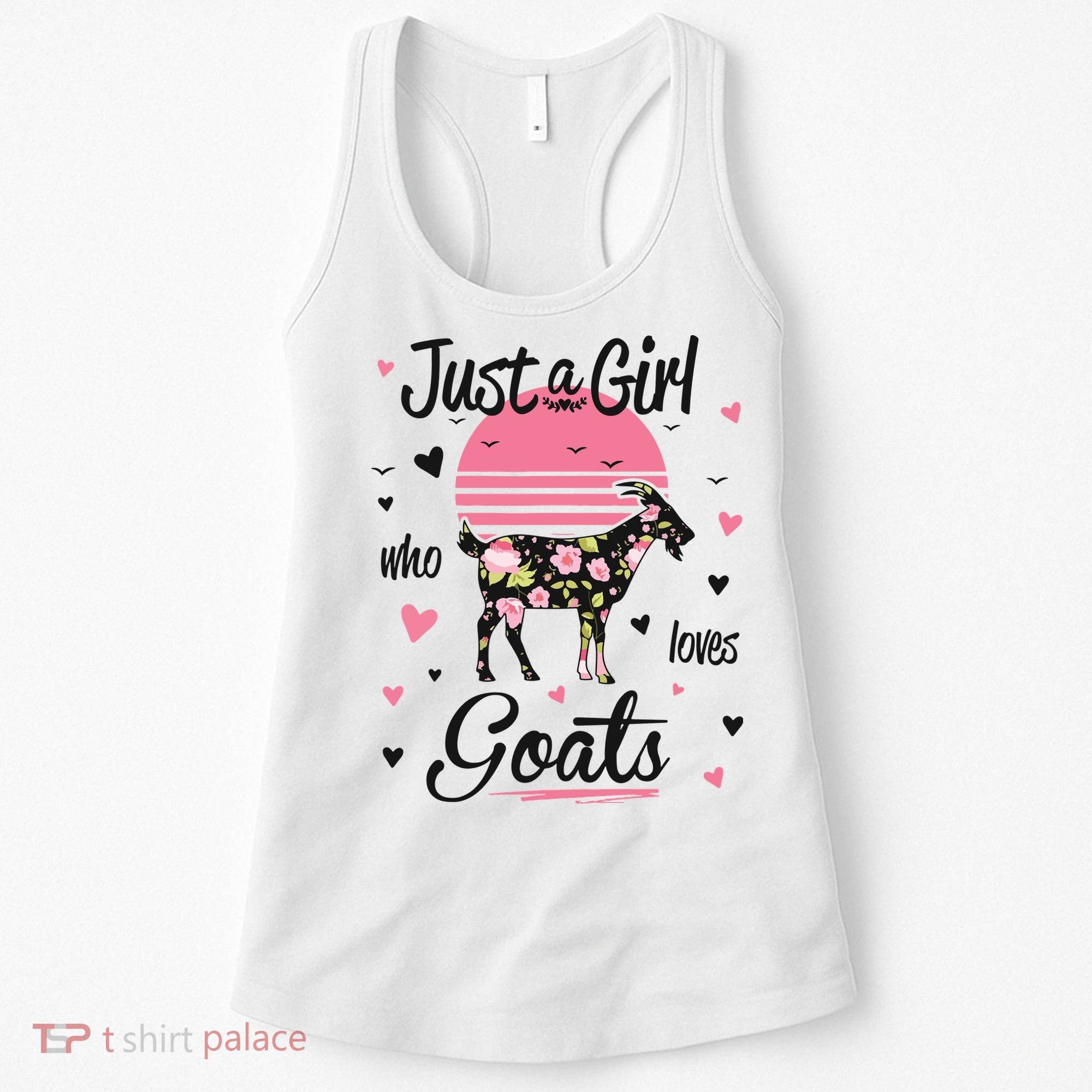 Goat Shirts Just A Girl Who Loves Goats Women's Tank Top