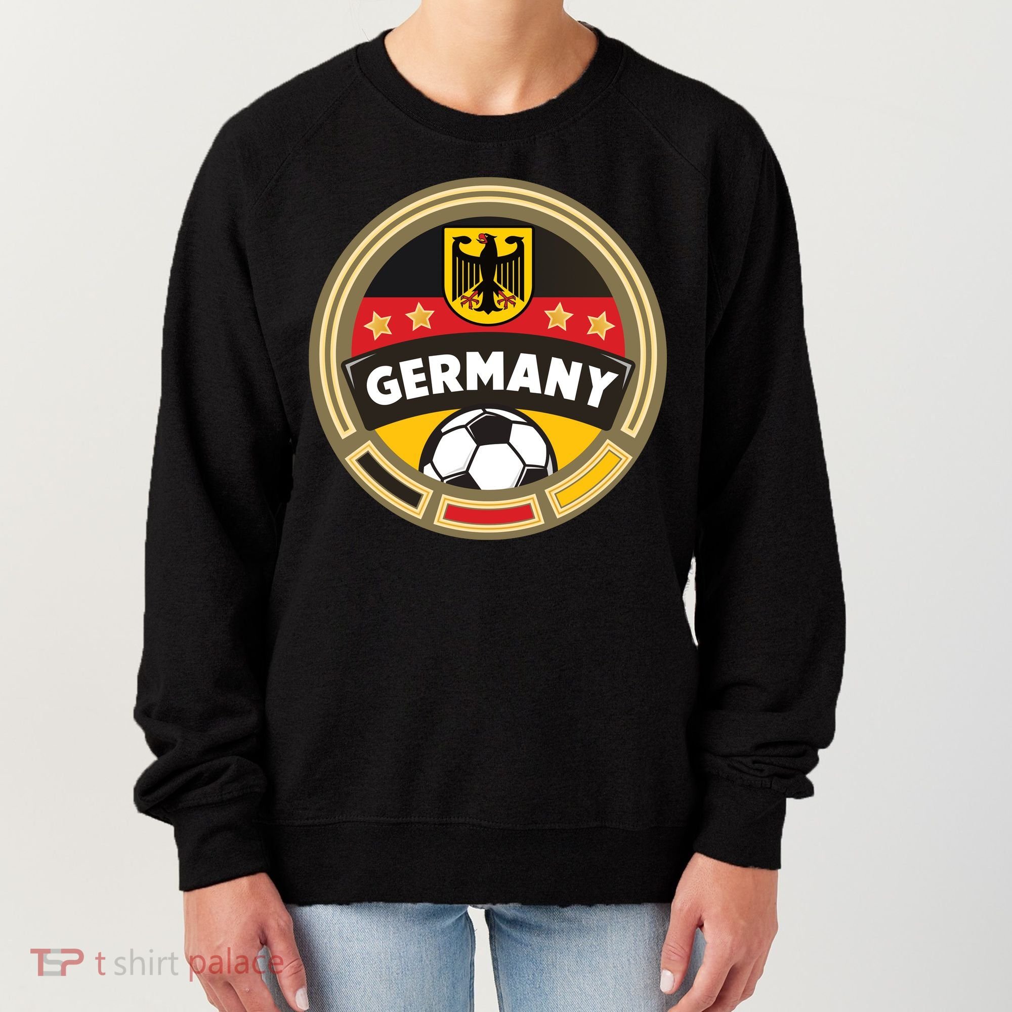 Germany Soccer Jersey German Soccer Team Logo Women's Sweatshirt