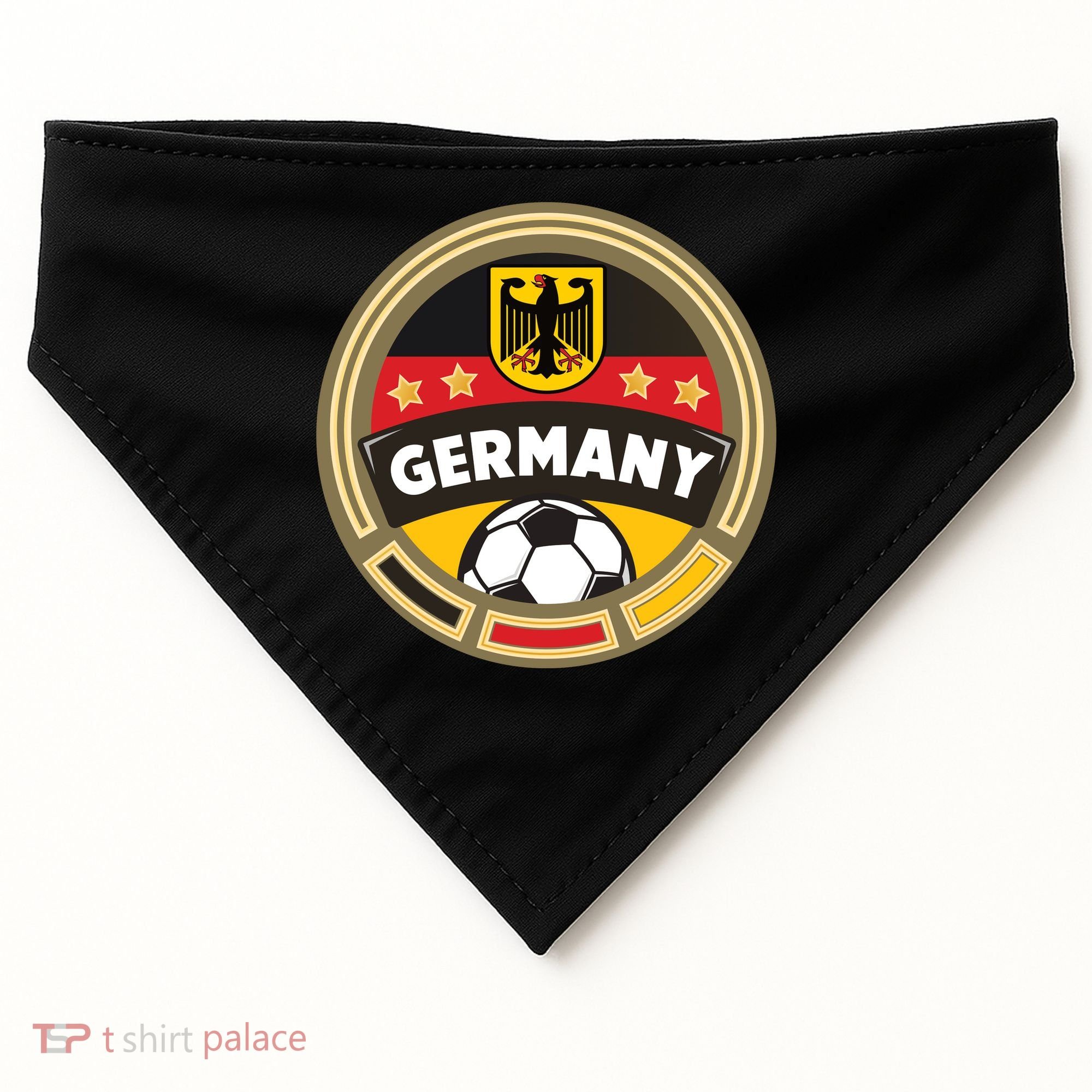 Germany Soccer Jersey German Soccer Team Logo USA-Made Doggie Bandana