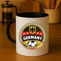 Germany Soccer Jersey German Soccer Team Logo Coffee Mug thumb 4