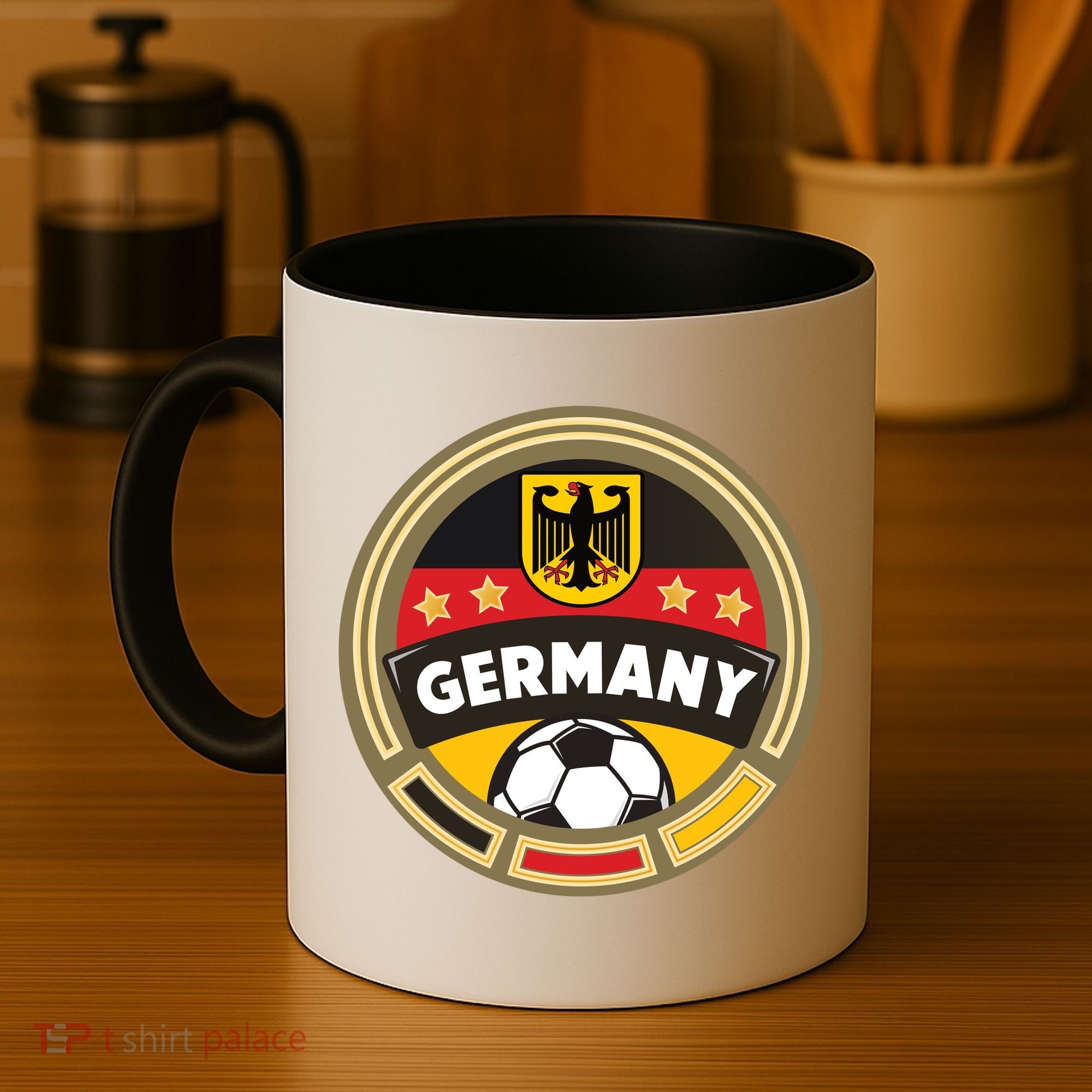 Germany Soccer Jersey German Soccer Team Logo Coffee Mug