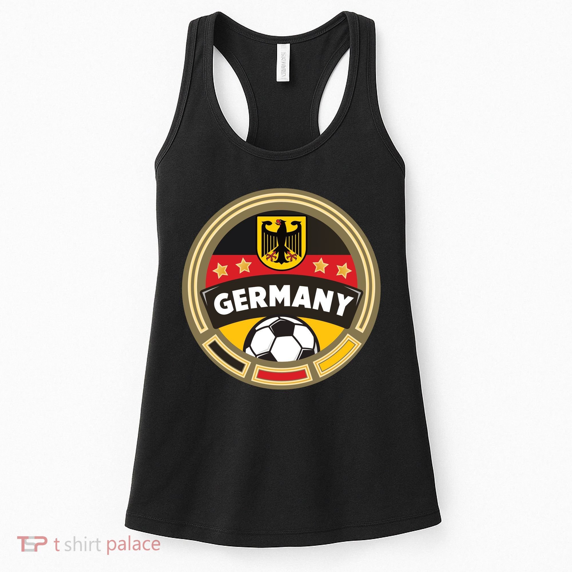 Germany Soccer Jersey German Soccer Team Logo Women's Tank Top