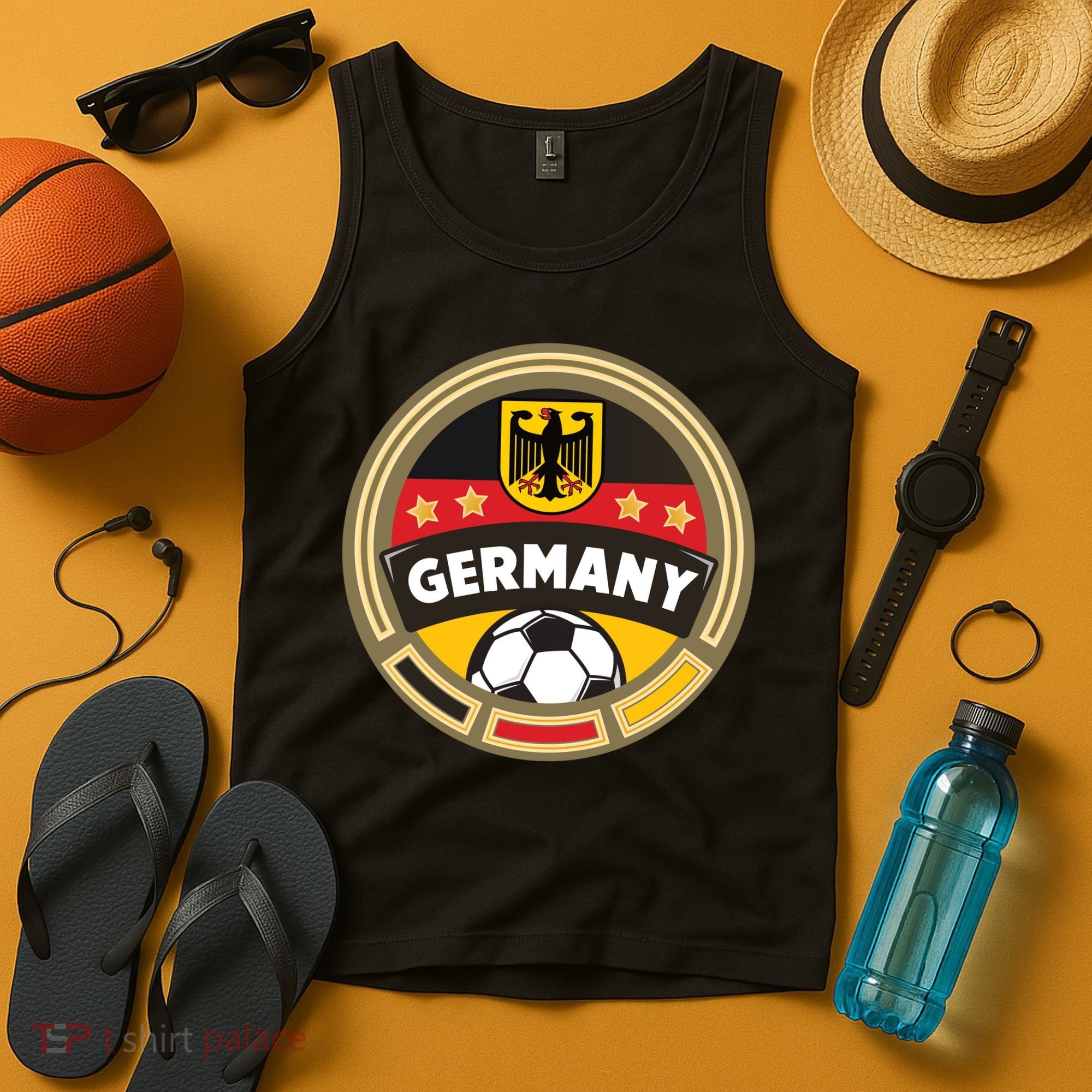 Germany Soccer Jersey German Soccer Team Logo Tank Top