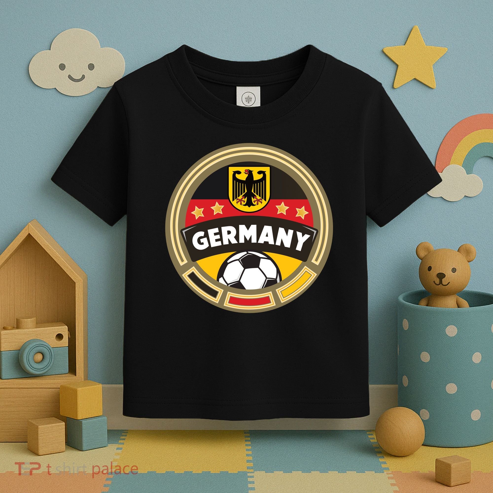 Germany Soccer Jersey German Soccer Team Logo Toddler T-Shirt