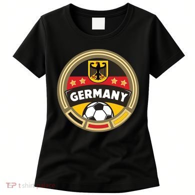 Germany Soccer Jersey German Soccer Team Logo Women's T-Shirt