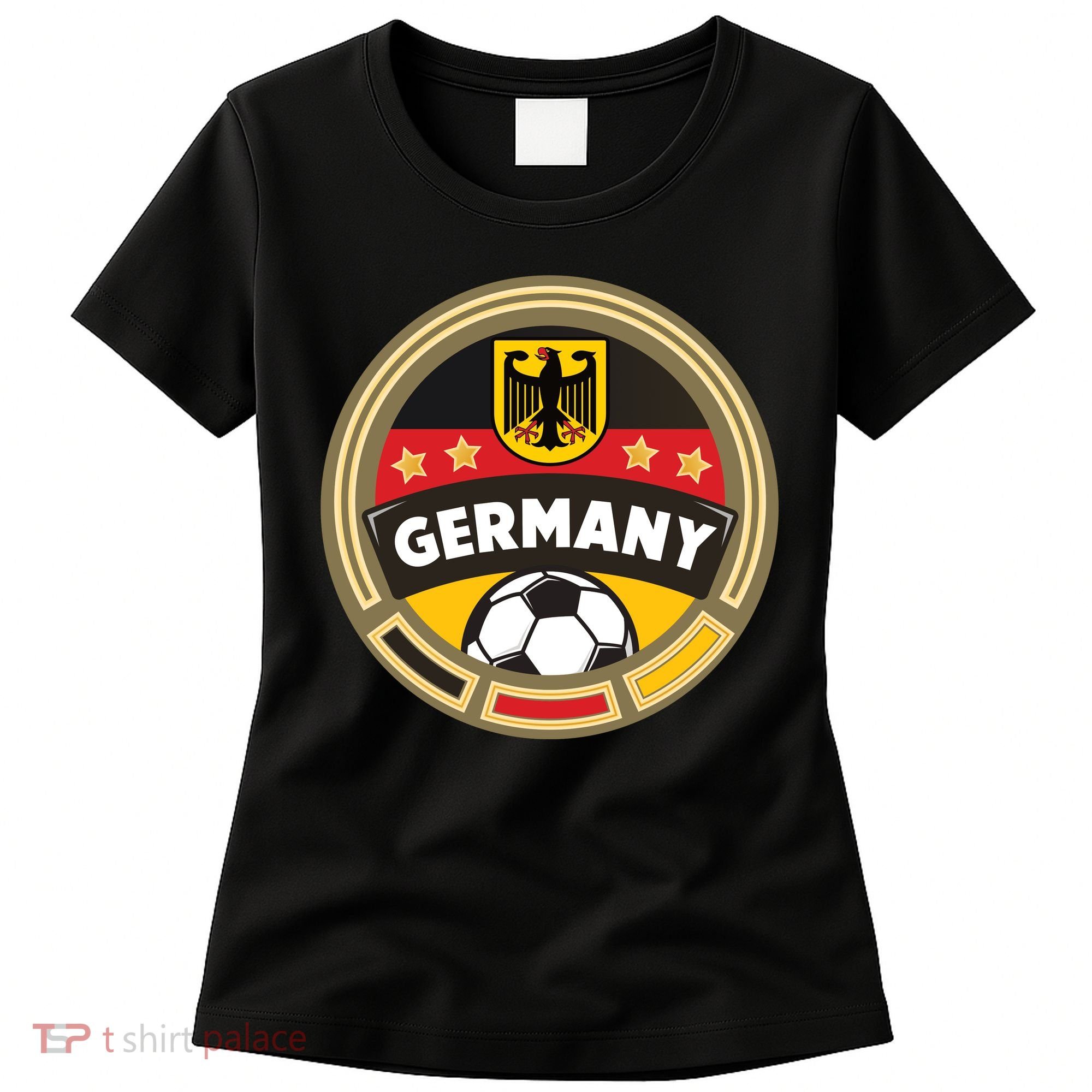 Germany Soccer Jersey German Soccer Team Logo Women's T-Shirt