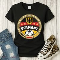 Germany Soccer Jersey German Soccer Team Logo Women's T-Shirt thumb 3