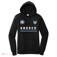 Greece Sportssoccer Jersey Flag Football Greek Women's Hoodie thumb 0