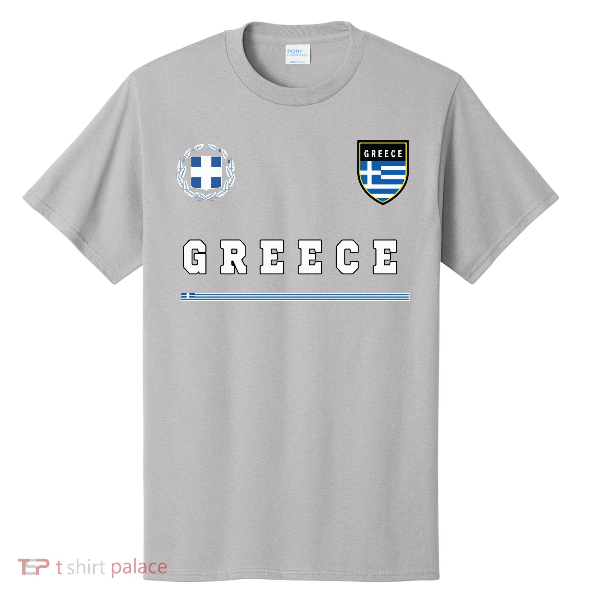 Greece Sportssoccer Jersey Flag Football Greek T-Shirt