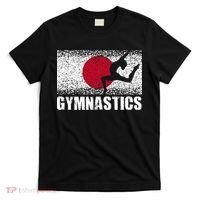 Gymnastics Sport Japan Flag Japanese Acrobatic Gymnast T-Shirt thumb 0