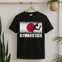 Gymnastics Sport Japan Flag Japanese Acrobatic Gymnast T-Shirt thumb 2