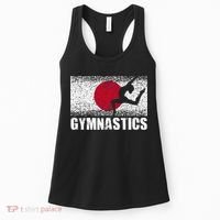Gymnastics Sport Japan Flag Japanese Acrobatic Gymnast Women's Tank Top thumb 0
