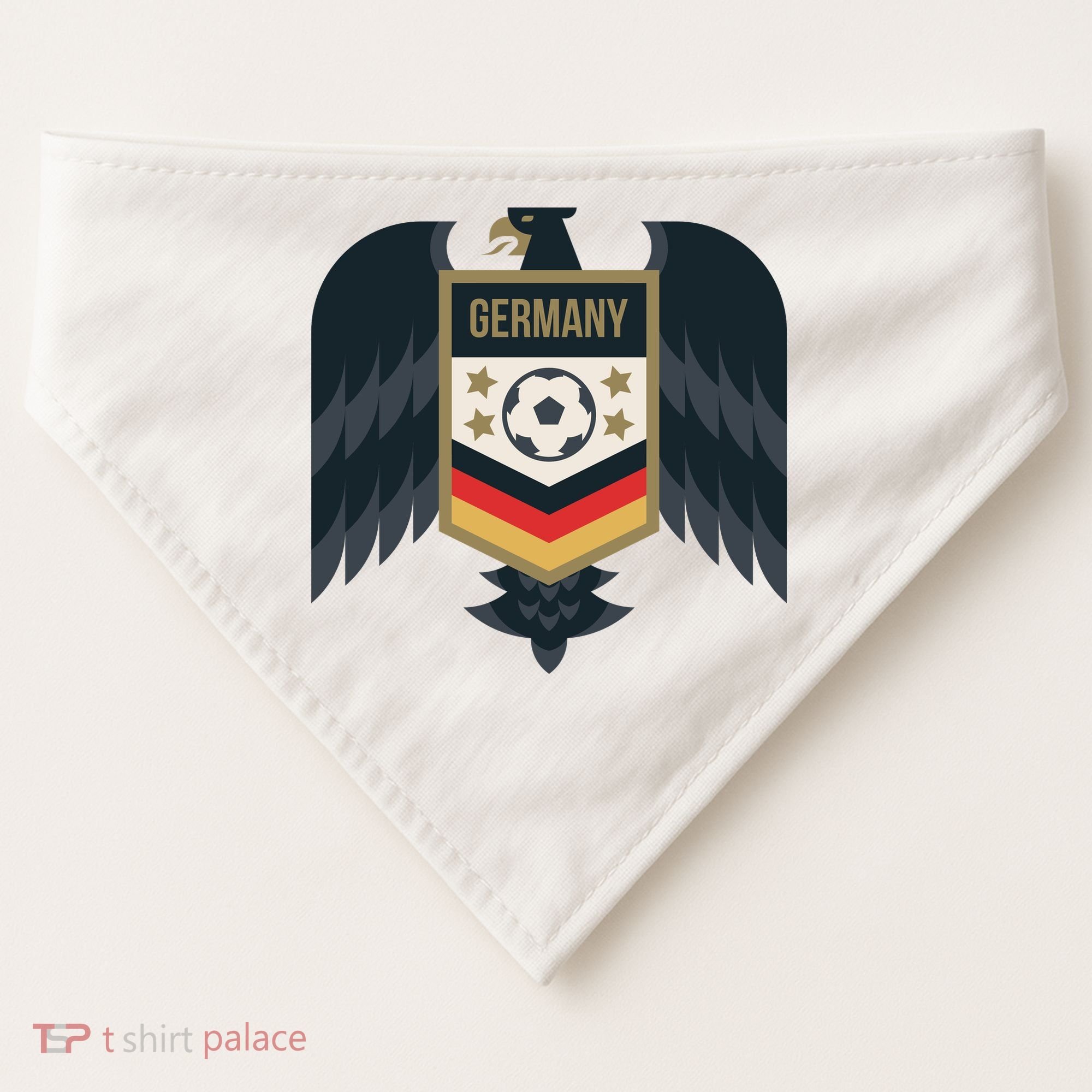 Germany Soccer Jersey German Soccer Team Eagle USA-Made Doggie Bandana