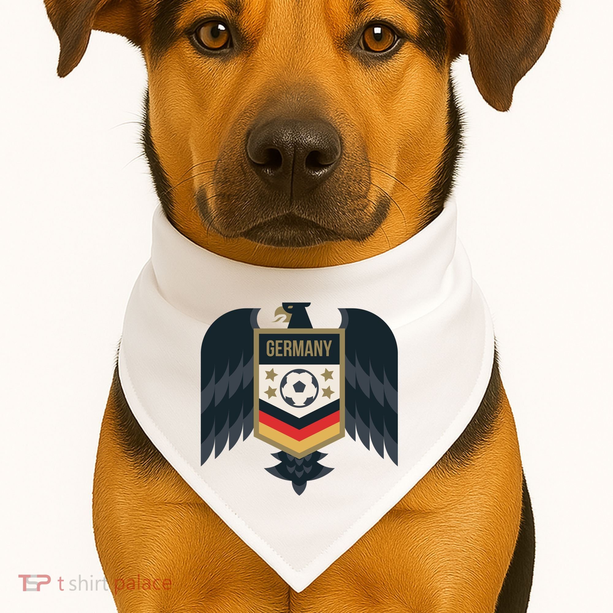 Germany Soccer Jersey German Soccer Team Eagle USA-Made Doggie Bandana