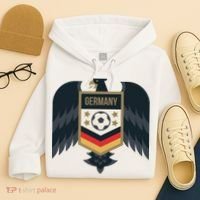 Germany Soccer Jersey German Soccer Team Eagle Hoodie thumb 4