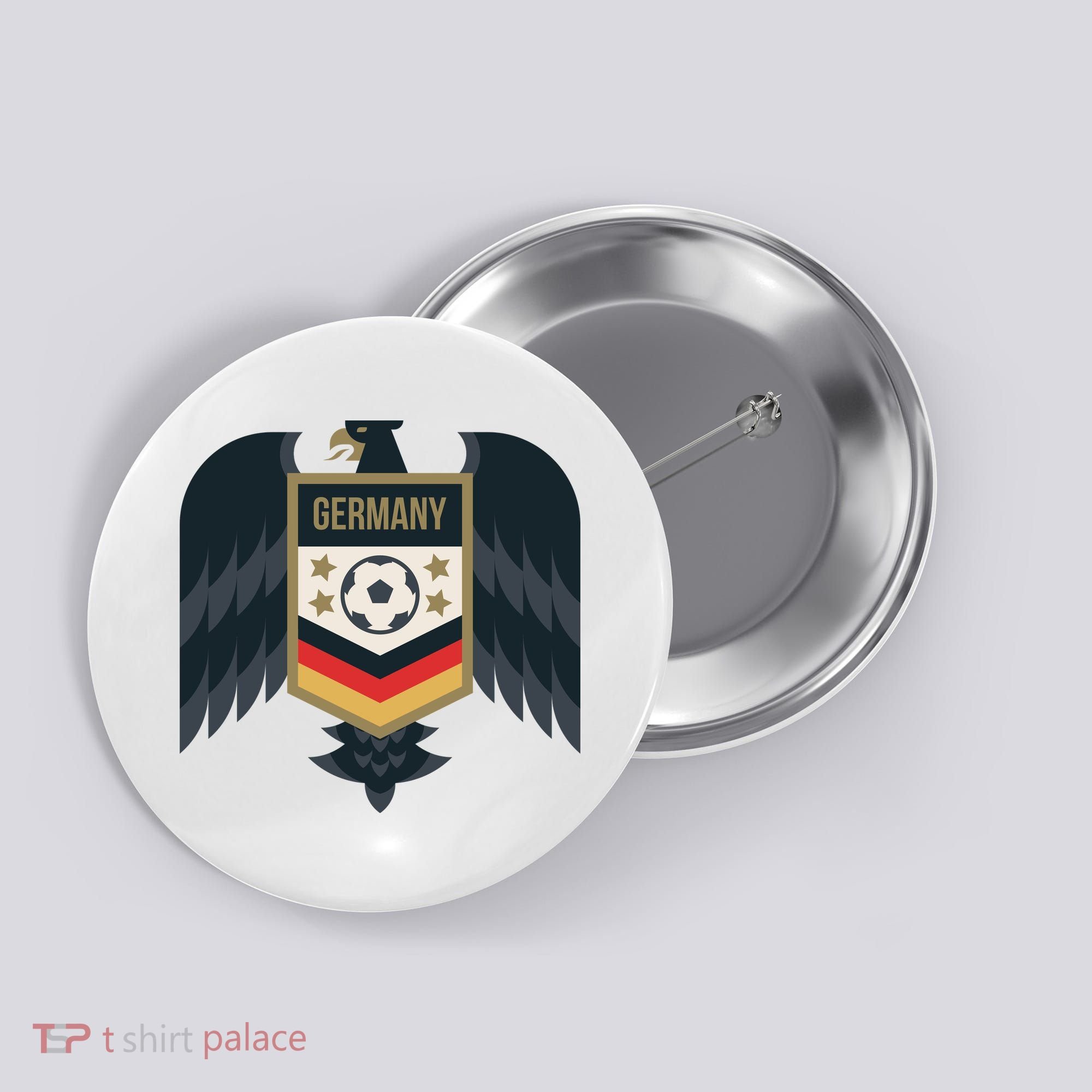 Germany Soccer Jersey German Soccer Team Eagle Button