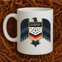 Germany Soccer Jersey German Soccer Team Eagle Coffee Mug thumb 2
