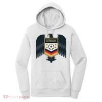 Germany Soccer Jersey German Soccer Team Eagle Women's Hoodie thumb 0
