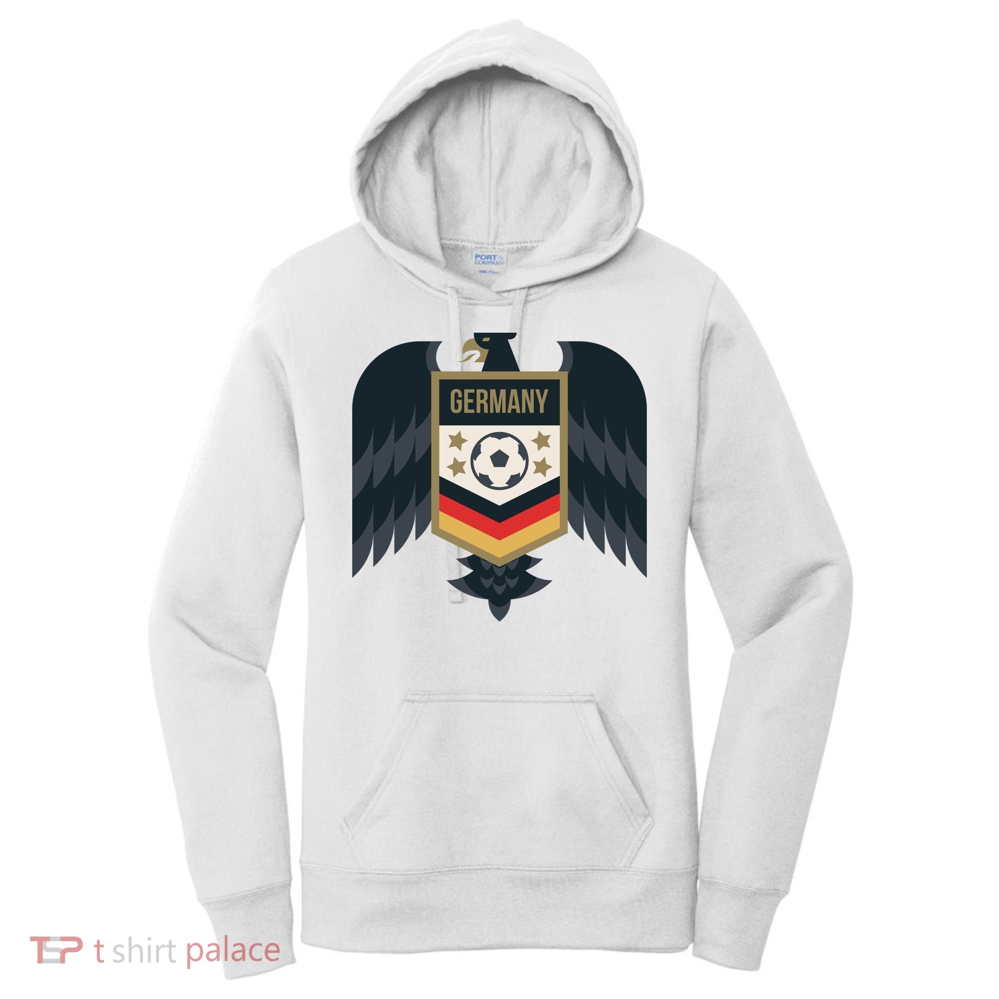 Germany Soccer Jersey German Soccer Team Eagle Women's Hoodie