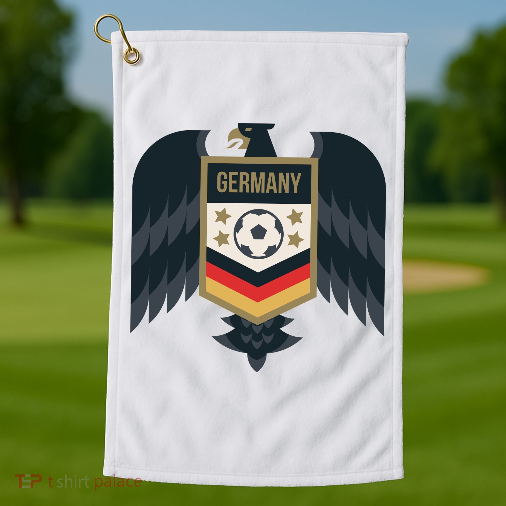 Germany Soccer Jersey German Soccer Team Eagle Golf Towel