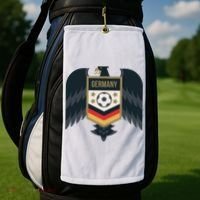 Germany Soccer Jersey German Soccer Team Eagle Golf Towel thumb 2