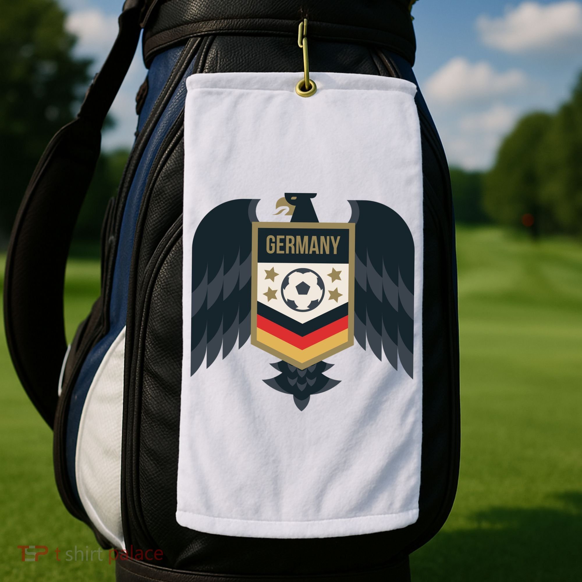 Germany Soccer Jersey German Soccer Team Eagle Golf Towel