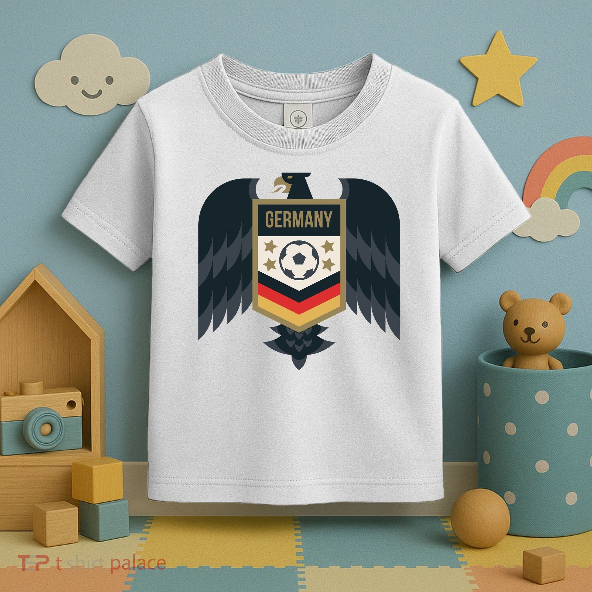 Germany Soccer Jersey German Soccer Team Eagle Toddler T-Shirt