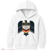 Germany Soccer Jersey German Soccer Team Eagle Kids Hoodie thumb 0
