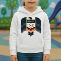 Germany Soccer Jersey German Soccer Team Eagle Kids Hoodie thumb 3
