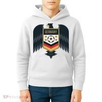 Germany Soccer Jersey German Soccer Team Eagle Kids Hoodie thumb 4