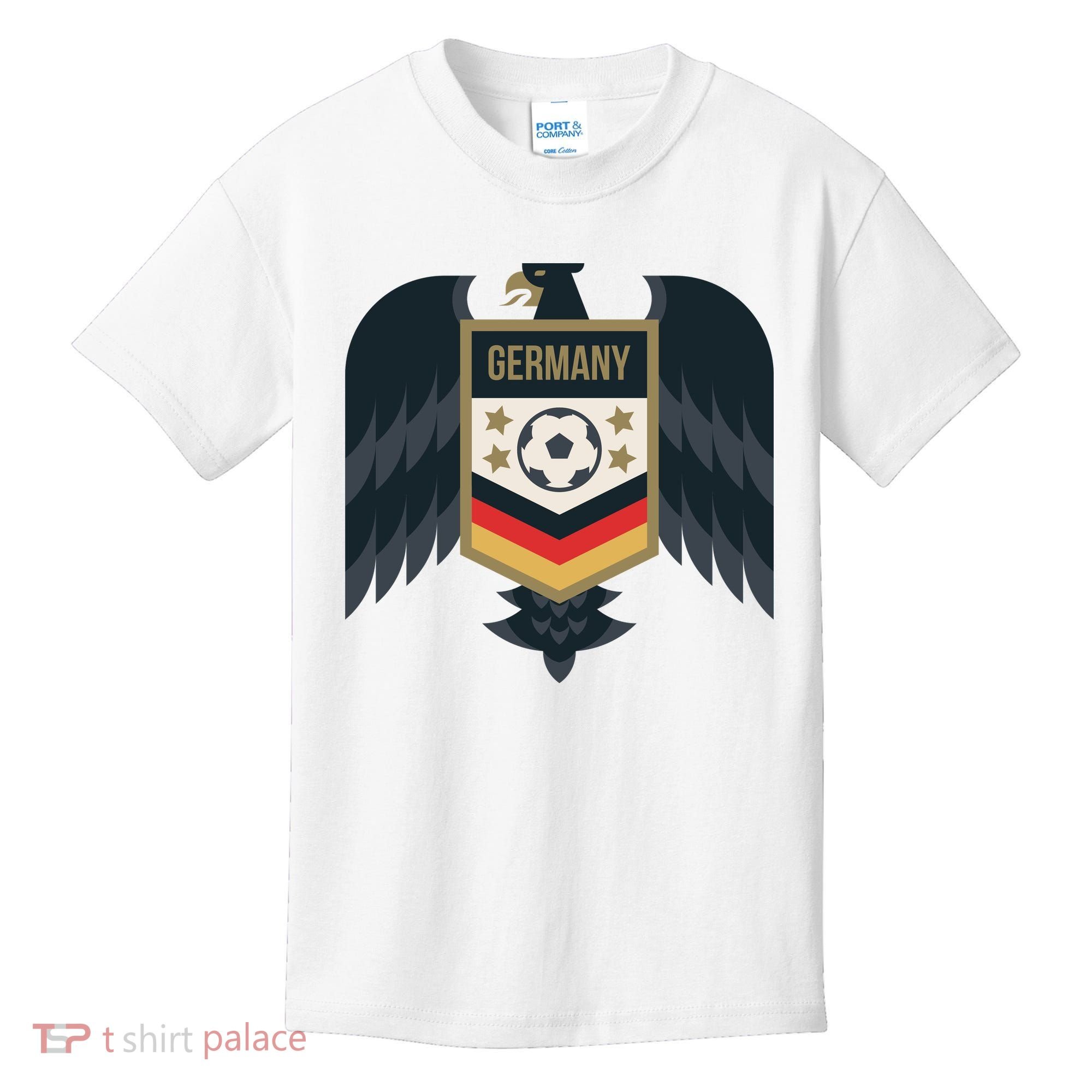 Germany Soccer Jersey German Soccer Team Eagle Kids T-Shirt