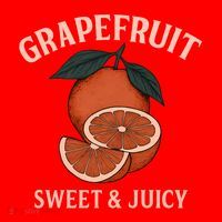 Grapefruit Sweet & Juicy Santa Hat thumb 1