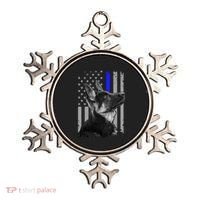 Ger Shepherd K9 Unit Thin Blue Line Flag Police Gift Ornament thumb 0