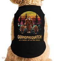 Grandpa Squatch Like A Grandpa Just Way More Squatchy Retro Doggie Tank thumb 0