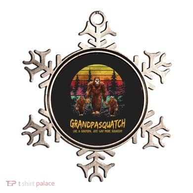 Grandpa Squatch Like A Grandpa Just Way More Squatchy Retro Ornament
