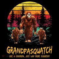 Grandpa Squatch Like A Grandpa Just Way More Squatchy Retro Coffee Mug thumb 5
