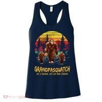 Grandpa Squatch Like A Grandpa Just Way More Squatchy Retro Women's Tank Top thumb 0