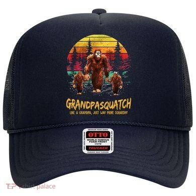 Grandpa Squatch Like A Grandpa Just Way More Squatchy Retro Hat
