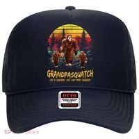 Grandpa Squatch Like A Grandpa Just Way More Squatchy Retro Hat thumb 0