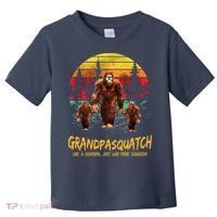 Grandpa Squatch Like A Grandpa Just Way More Squatchy Retro Toddler T-Shirt thumb 0