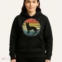 German Shepherd Lover Owner Gift Retro Sunset Dog Hoodie thumb 5