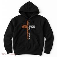 God So Loved The World John 3 16 Christian Hoodie thumb 0