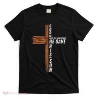 God So Loved The World John 3 16 Christian T-Shirt thumb 0