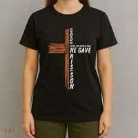 God So Loved The World John 3 16 Christian T-Shirt thumb 4