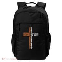 God So Loved The World John 3 16 Christian Backpack thumb 0