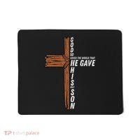 God So Loved The World John 3 16 Christian Mousepad thumb 0