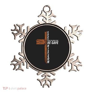 God So Loved The World John 3 16 Christian Ornament