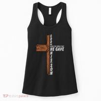 God So Loved The World John 3 16 Christian Women's Tank Top thumb 0